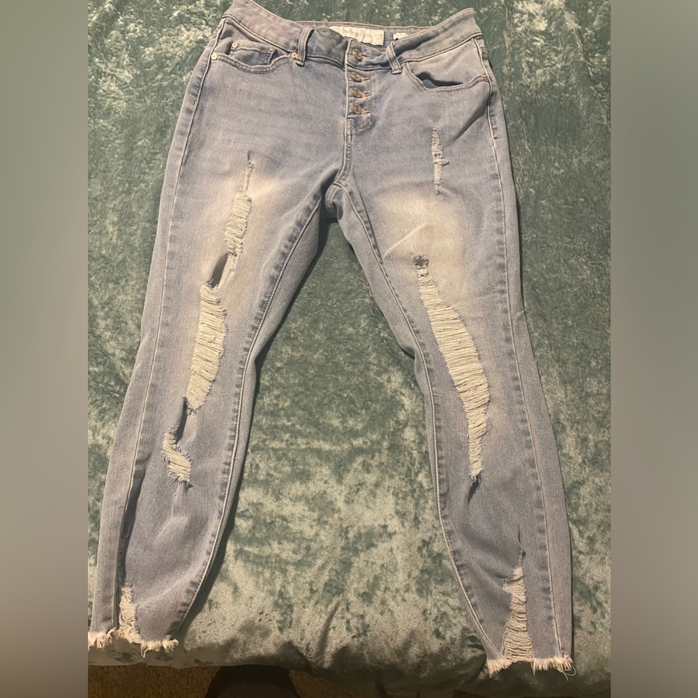 Light Wash Indigo Rein Curvy Ankle Jeans